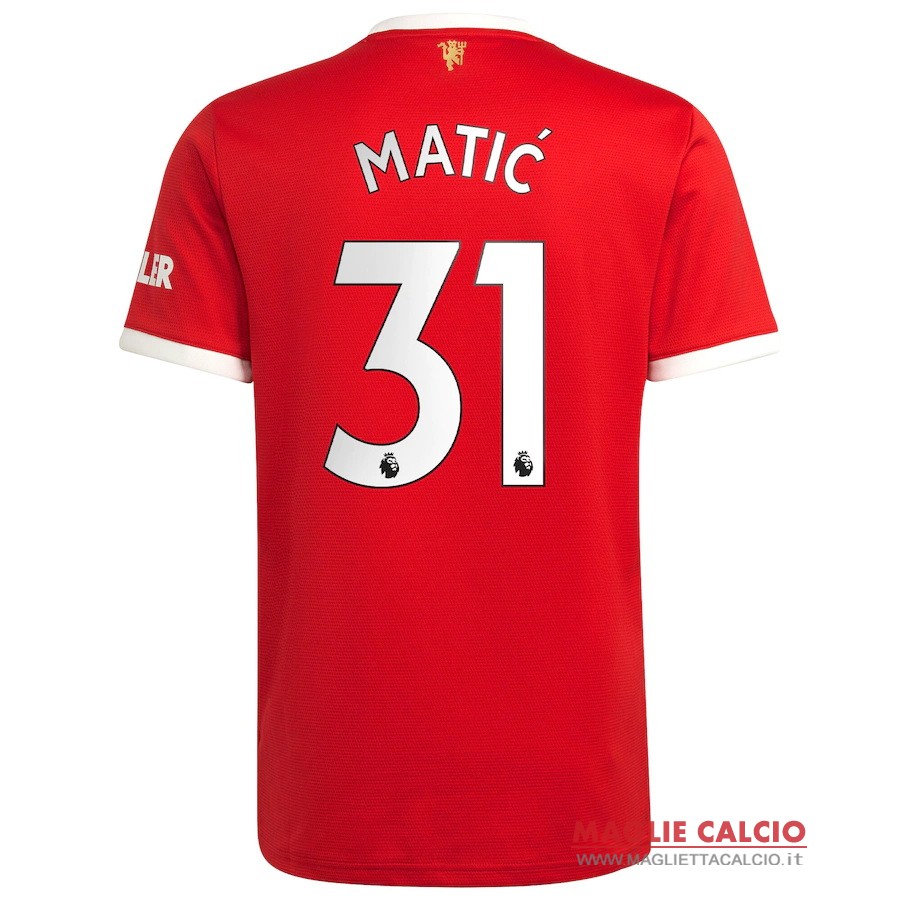 nuova maglietta manchester united 2021-2022 matic 31 prima