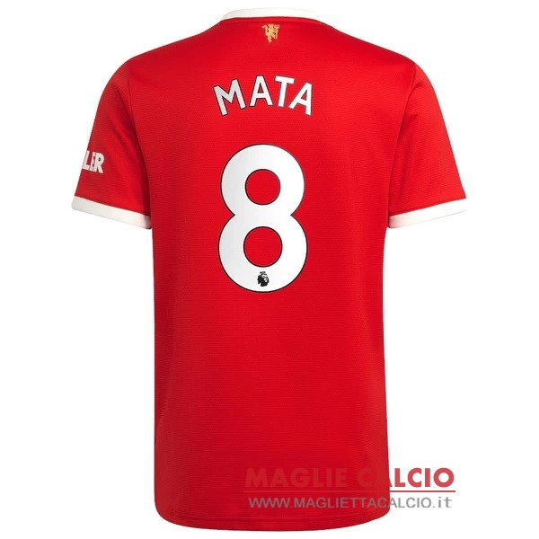 nuova maglietta manchester united 2021-2022 mata 8 prima