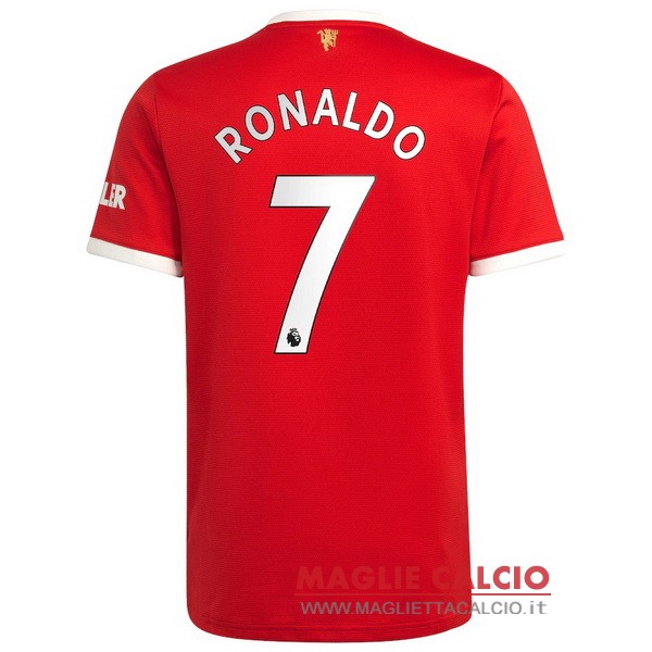 nuova maglietta manchester united 2021-2022 ronaldo 7 prima