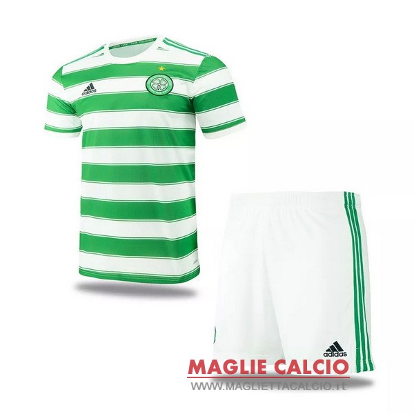 nuova prima magliette celtic set completo bambino 2021-2022