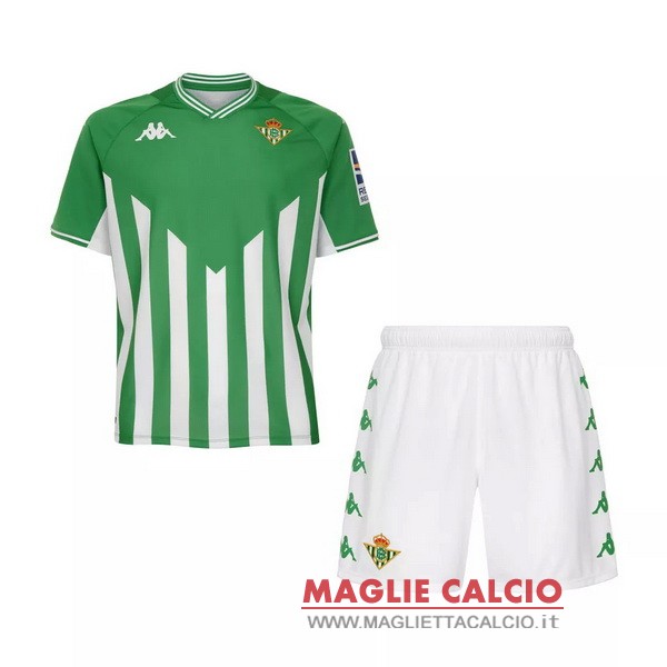 nuova prima maglietta set completo real betis bambino 2021-2022