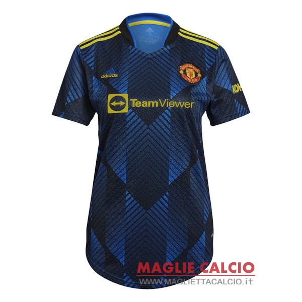 nuova terza magliette manchester united donna 2021-2022