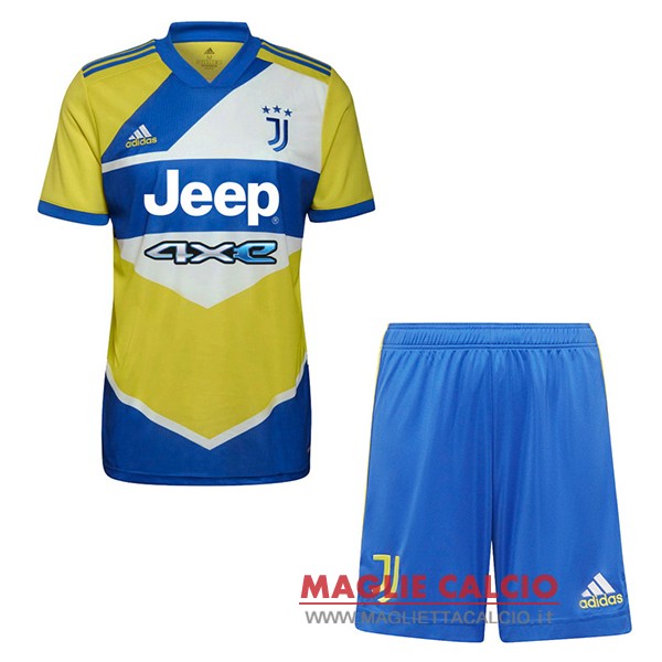 terza magliette juventus set completo bambino 2021-2022