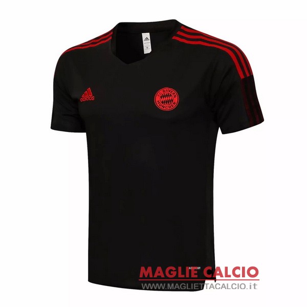 nuova magliette bayern munich formazione 2021-2022 nero rosso