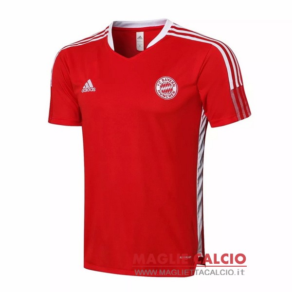nuova magliette bayern munich formazione 2021-2022 rosso bianco