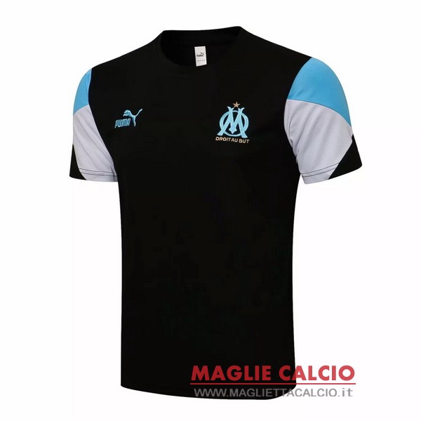 nuova magliette marseille formazione 2021-2022 nero blu bianco