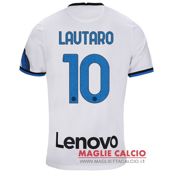 nuova maglietta inter milan 2021-2022 lautaro 10 seconda