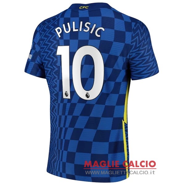 nuova maglietta chelsea 2021-2022 pulisic 10 prima