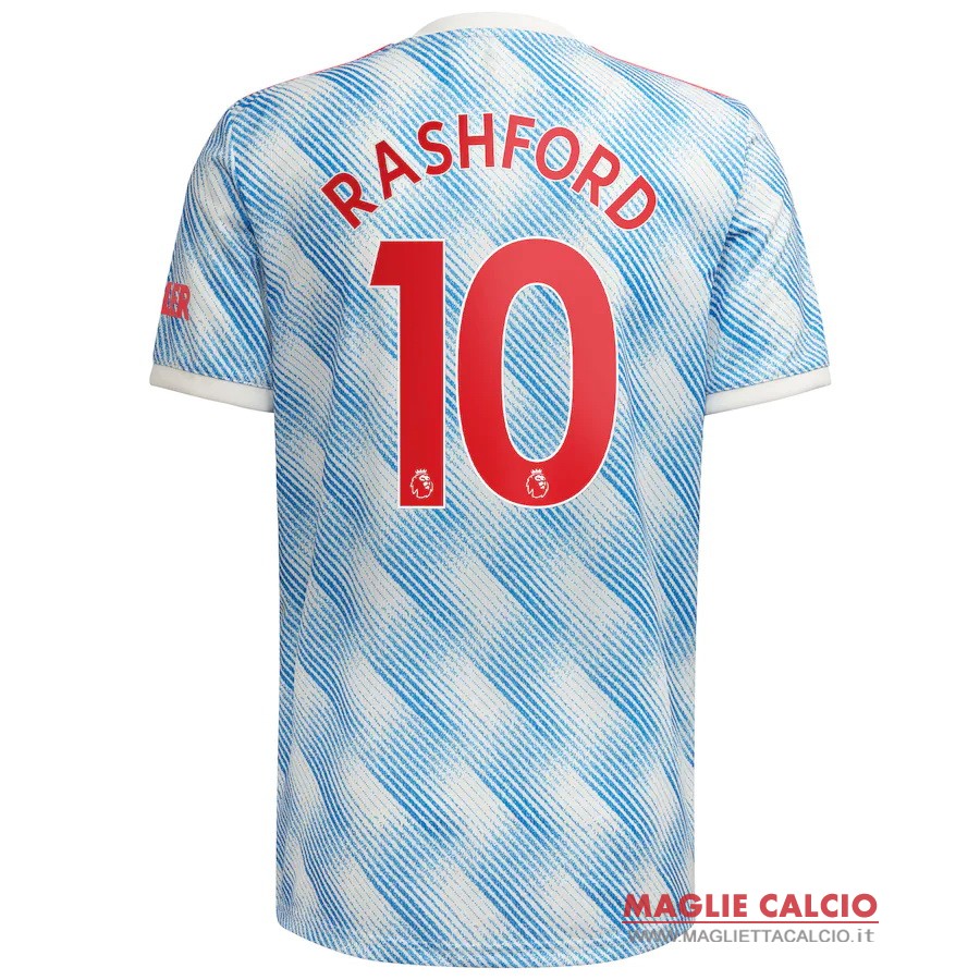 nuova maglietta manchester united 2021-2022 rashford 10 seconda