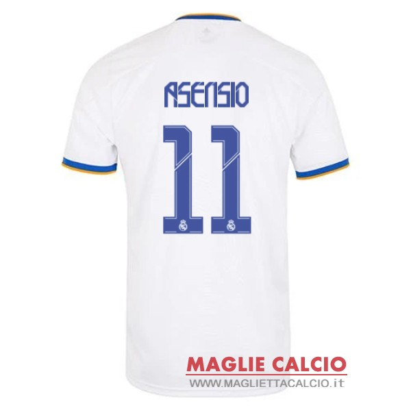 nuova maglietta real madrid 2021-2022 asensio 11 prima