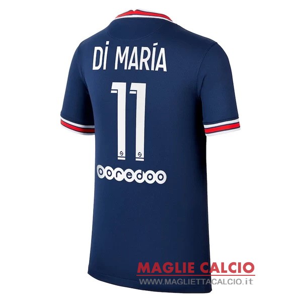 nuova maglietta paris saint germain 2021-2022 di maria 11 prima