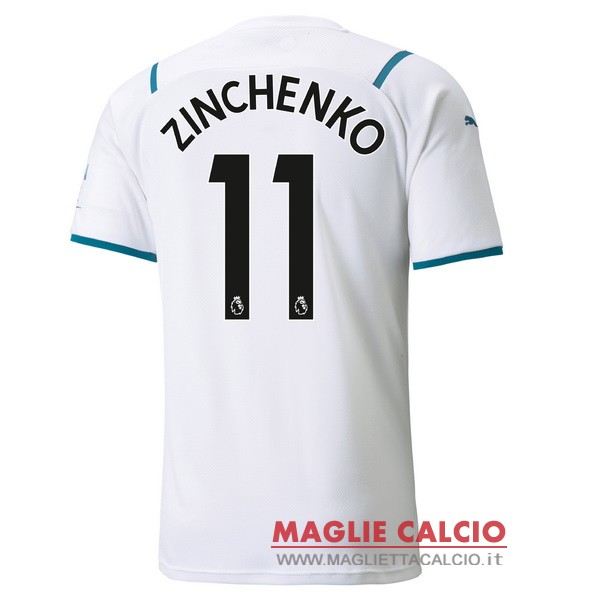 nuova maglietta manchester city 2021-2022 zinchenko 11 seconda