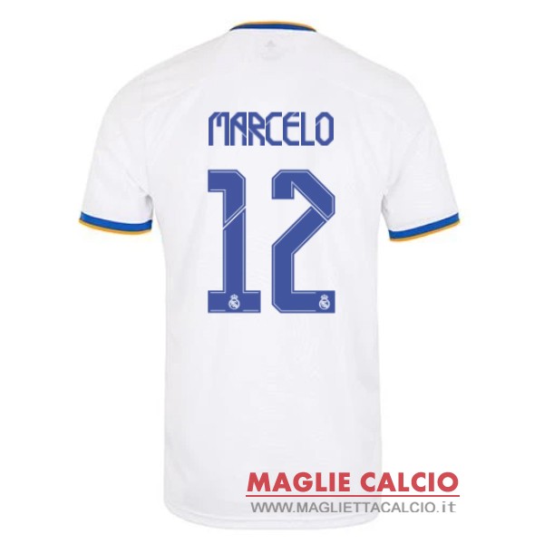 nuova maglietta real madrid 2021-2022 marcelo 12 prima