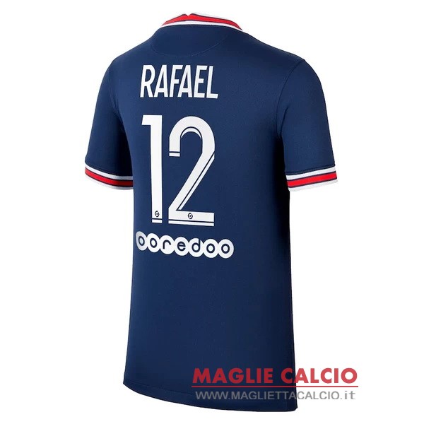 nuova maglietta paris saint germain 2021-2022 rafael 12 prima