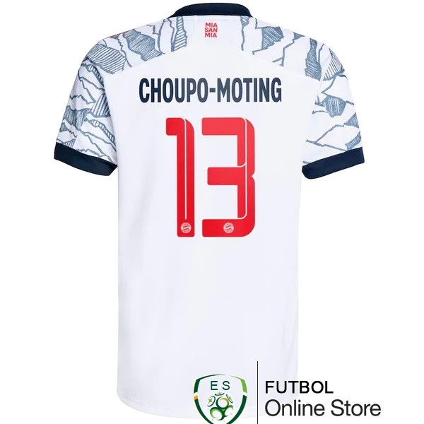 nuova maglietta bayern munich 2021-2022 choupo moting 13 terza