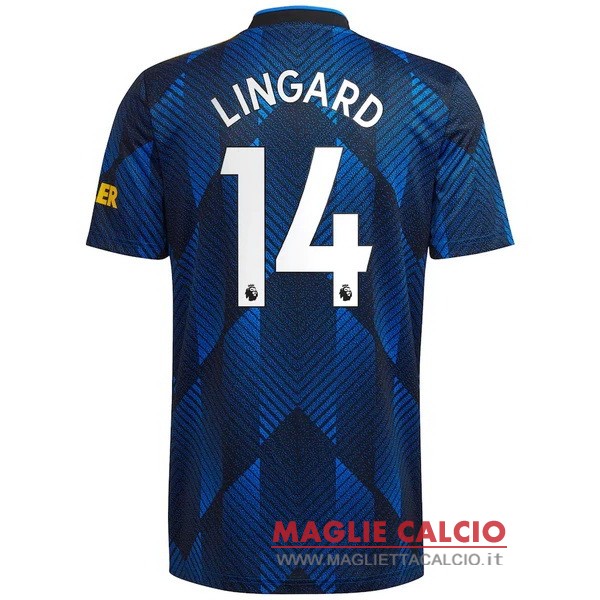 nuova maglietta manchester united 2021-2022 lingard 14 terza