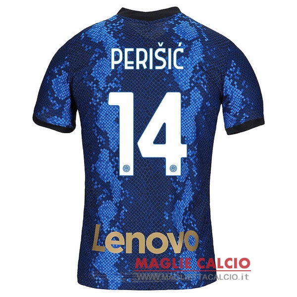 nuova maglietta inter milan 2021-2022 perisic 14 prima