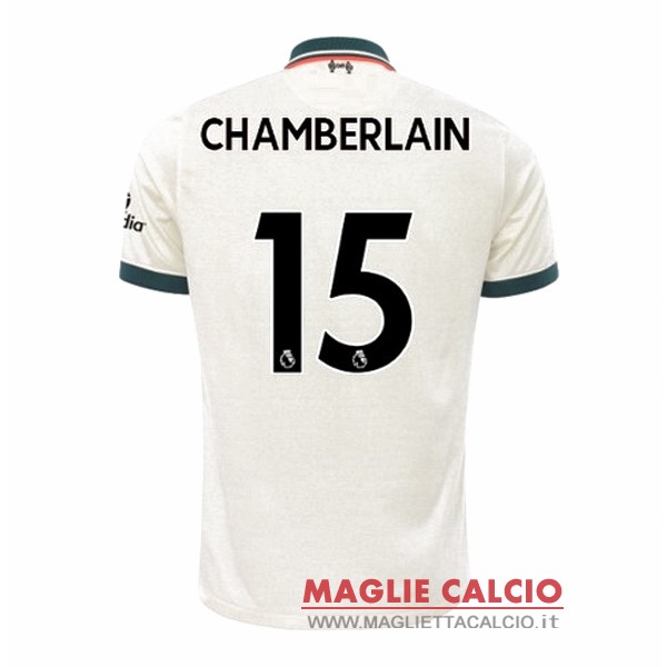 nuova maglietta liverpool 2021-2022 chamberlain 15 seconda