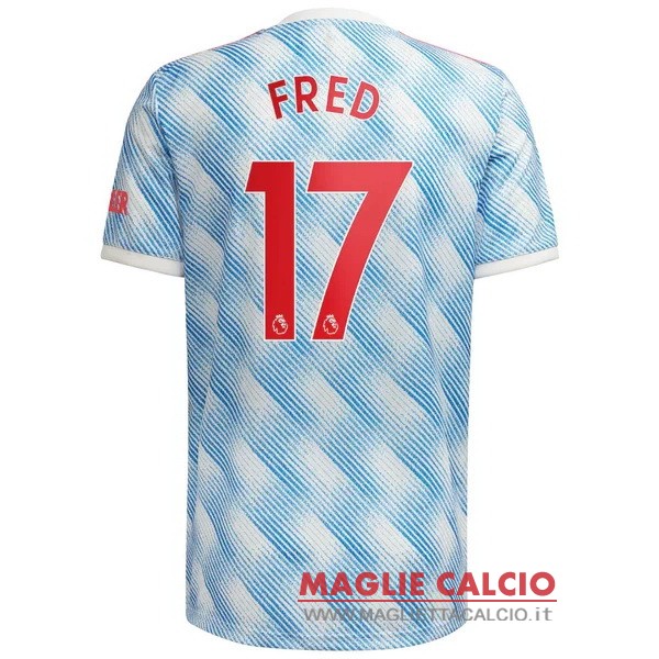 nuova maglietta manchester united 2021-2022 fred 17 seconda