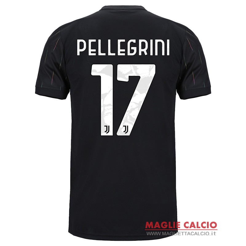 nuova maglietta juventus 2021-2022 pellegrini 17 seconda