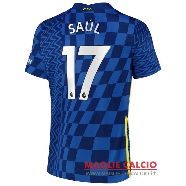 nuova maglietta chelsea 2021-2022 saul 17 prima