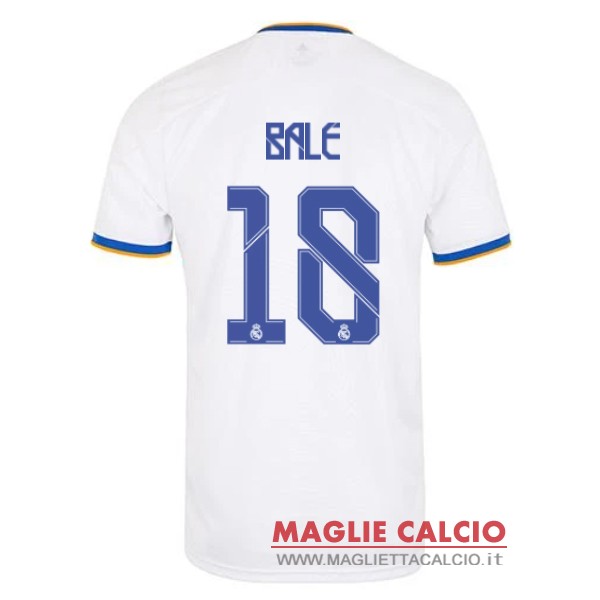 nuova maglietta real madrid 2021-2022 bale 18 prima