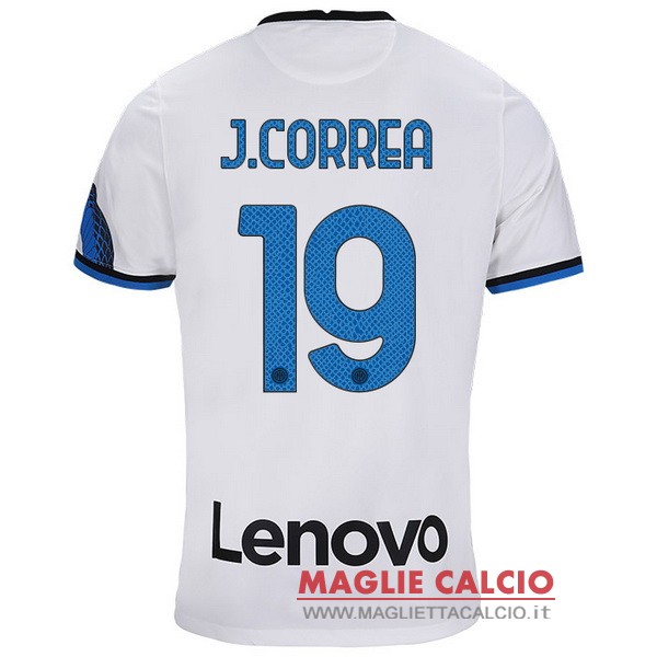 nuova maglietta inter milan 2021-2022 j.correa 19 seconda