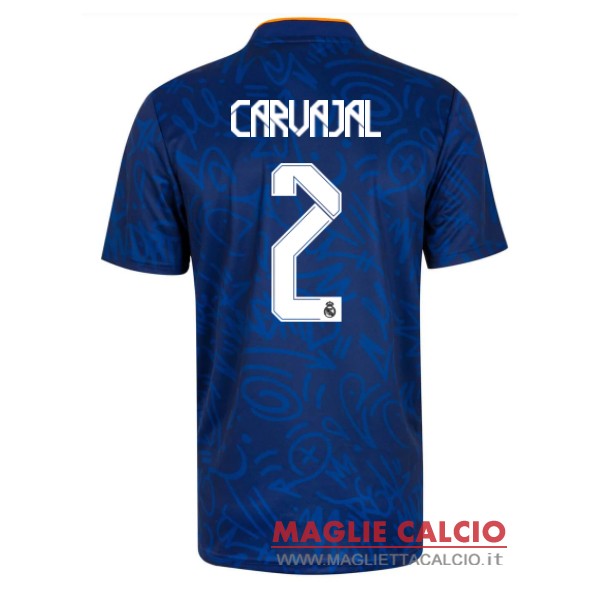 nuova maglietta real madrid 2021-2022 carvajal 2 seconda