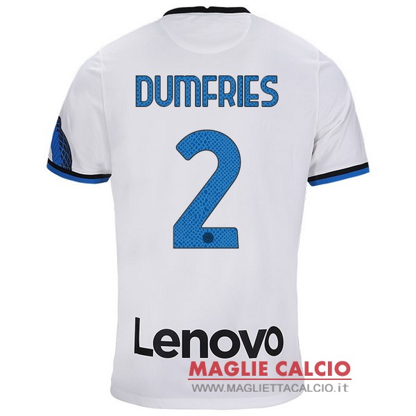 nuova maglietta inter milan 2021-2022 dumfries 2 seconda