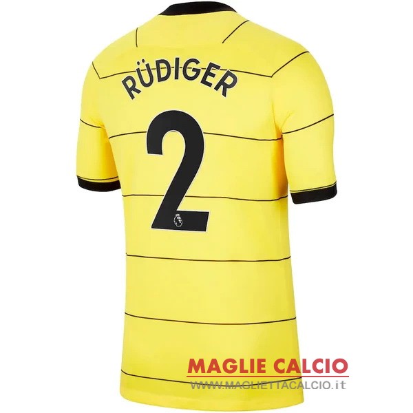 nuova maglietta chelsea 2021-2022 rudiger 2 seconda