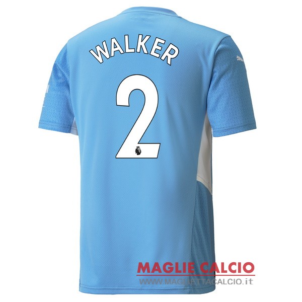 nuova maglietta manchester city 2021-2022 walker 2 prima