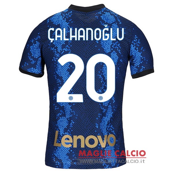 nuova maglietta inter milan 2021-2022 calhanoglu 20 prima