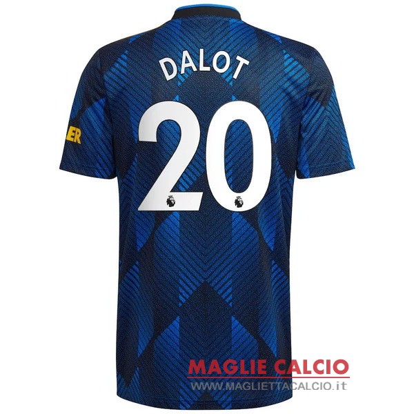 nuova maglietta manchester united 2021-2022 dalot 20 terza