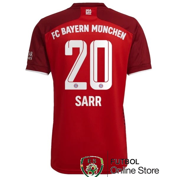 nuova maglietta bayern munich 2021-2022 sarr 20 prima