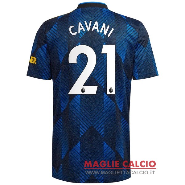 nuova maglietta manchester united 2021-2022 cavani 21 terza