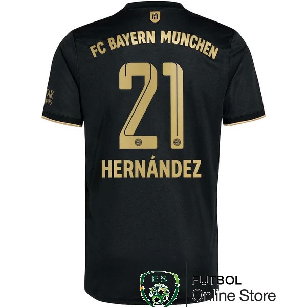 nuova maglietta bayern munich 2021-2022 hernandez 21 seconda