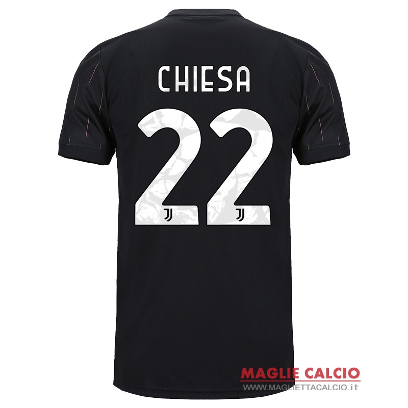 nuova maglietta juventus 2021-2022 chiesa 22 seconda