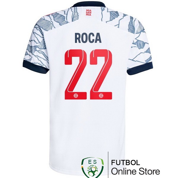 nuova maglietta bayern munich 2021-2022 roca 22 terza