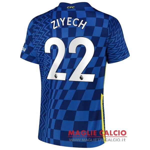 nuova maglietta chelsea 2021-2022 ziyech 22 prima