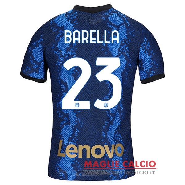 nuova maglietta inter milan 2021-2022 barella 23 prima