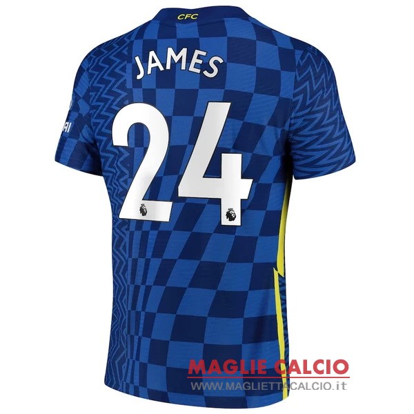 nuova maglietta chelsea 2021-2022 james 24 prima