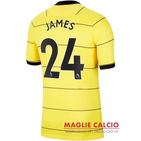 nuova maglietta chelsea 2021-2022 james 24 seconda