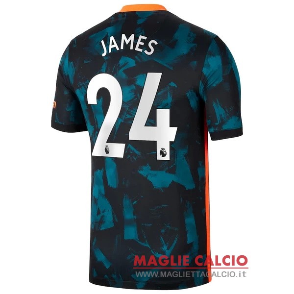 nuova maglietta chelsea 2021-2022 james 24 terza