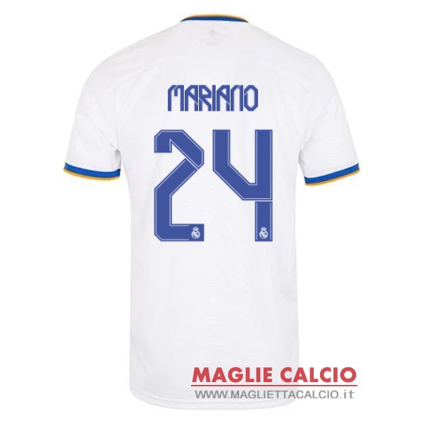 nuova maglietta real madrid 2021-2022 mariano 24 prima