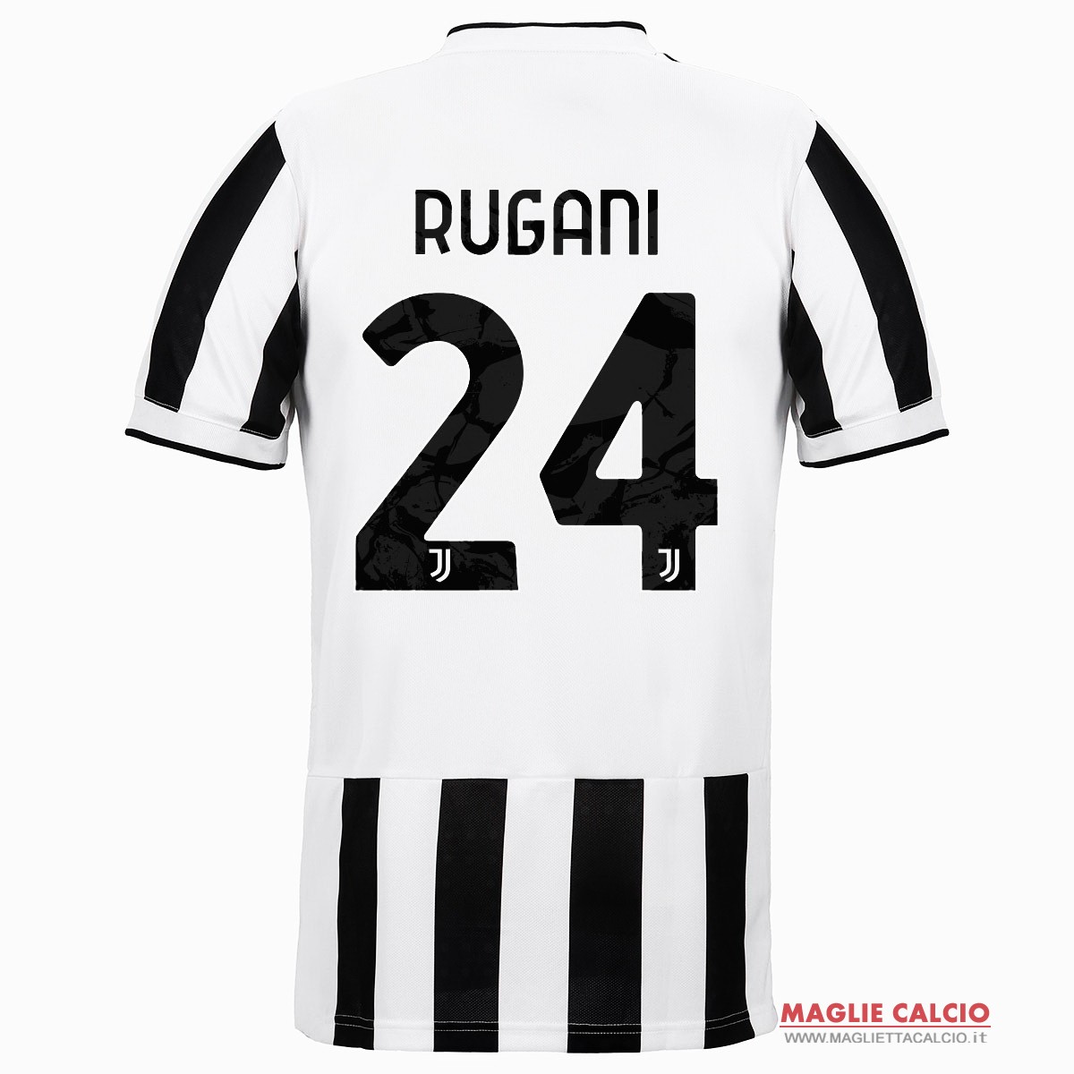 nuova maglietta juventus 2021-2022 rugani 24 prima