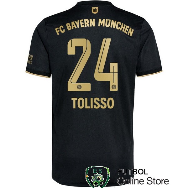 nuova maglietta bayern munich 2021-2022 tolisso 24 seconda