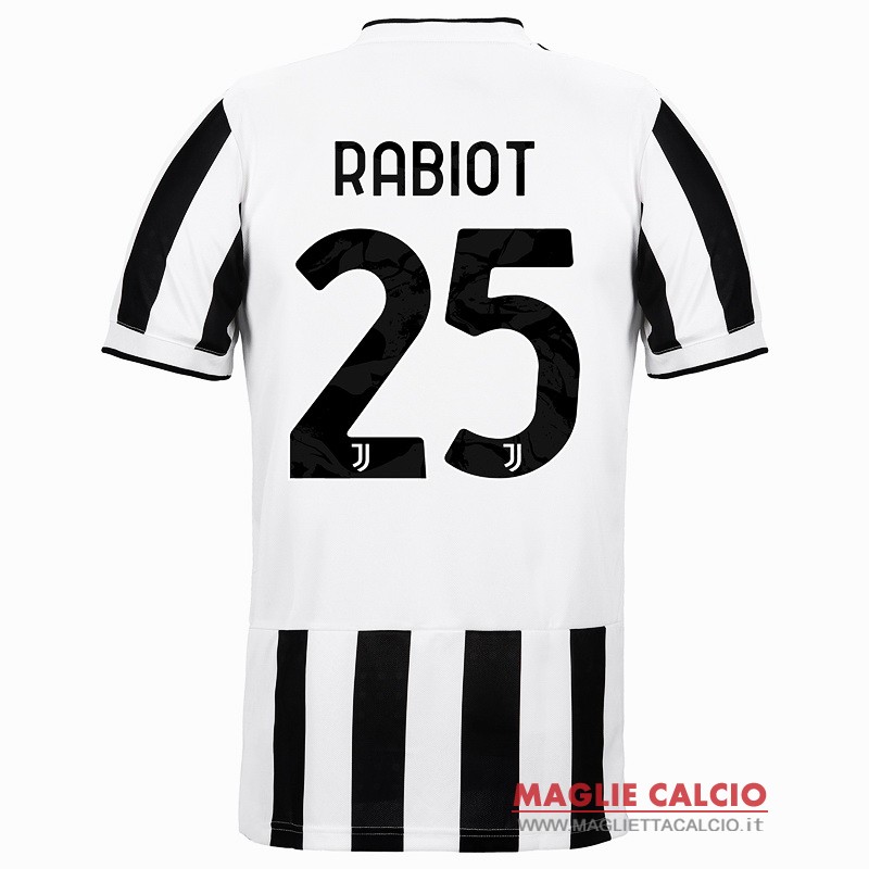 nuova maglietta juventus 2021-2022 rabiot 25 prima