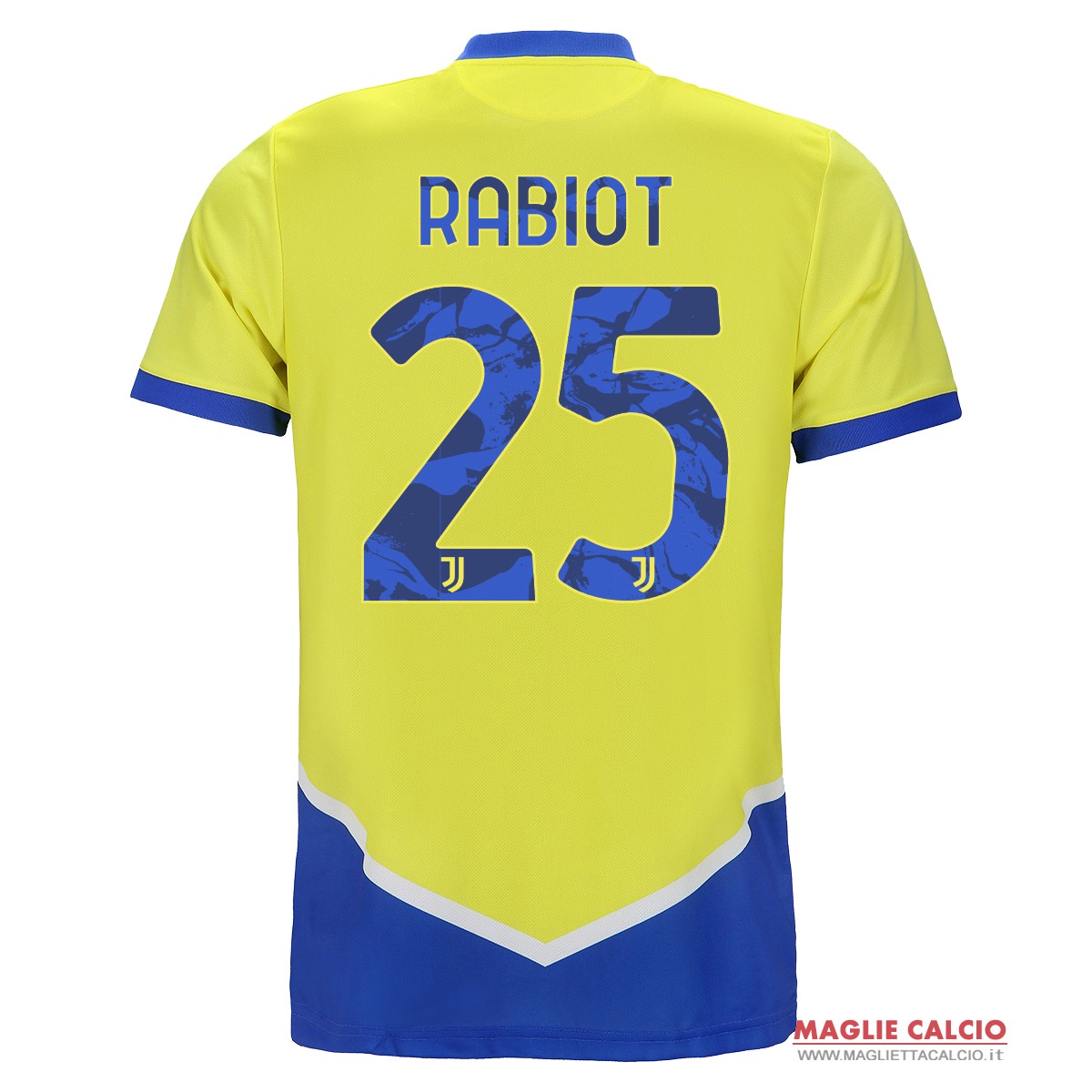 nuova maglietta juventus 2021-2022 rabiot 25 terza