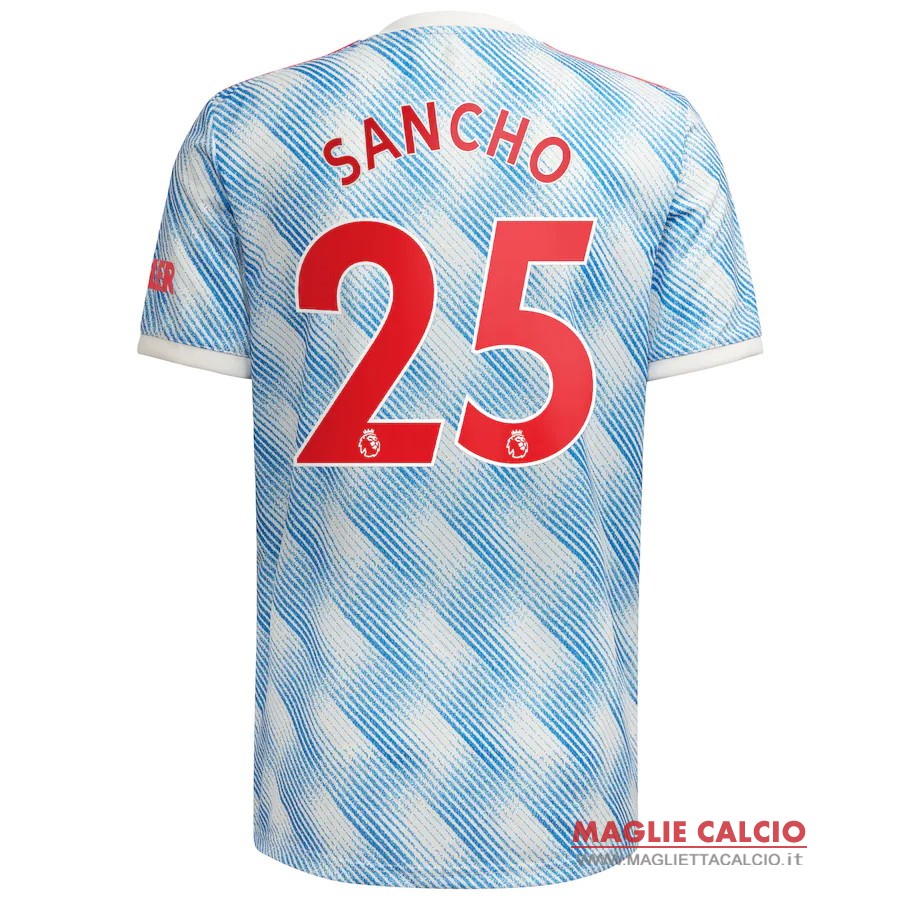 nuova maglietta manchester united 2021-2022 sancho 25 seconda