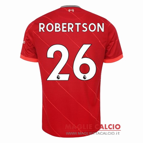 nuova maglietta liverpool 2021-2022 robertson 26 prima